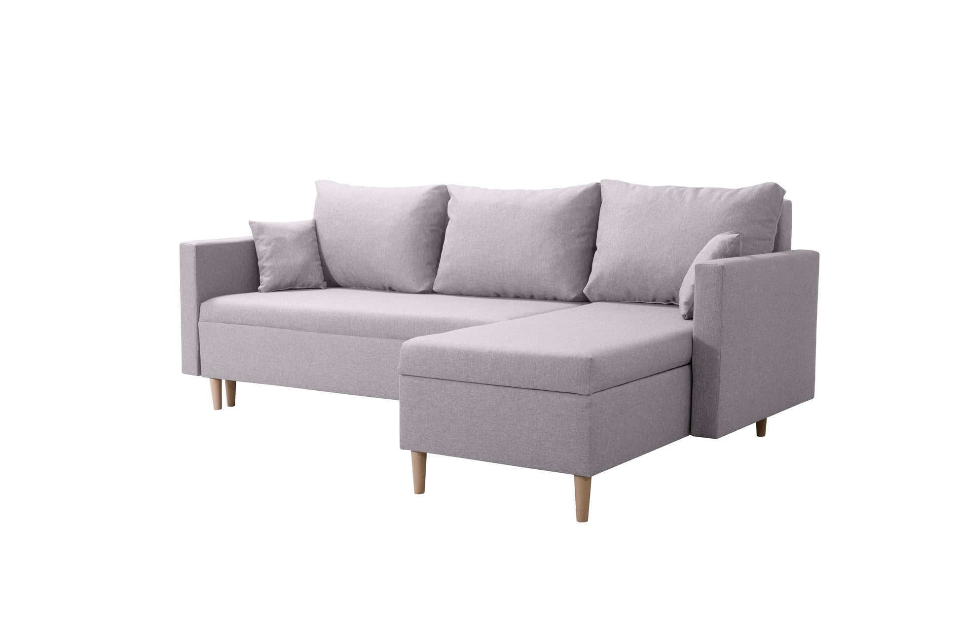 SCANDIK WYKONANY W TKANINIE SAWANA 84 SIWY . NAROŻNIK POSIADA 2 POJEMNIKI NA POSCIE, 5 PODUSZEK I DREWNIANE NÓŻKI . SCANDIK DMSM KUP JUŻ DZIŚ NISKA CENA, TANIO, TANIEJ NIŻ IKEA I AGATA MEBLE