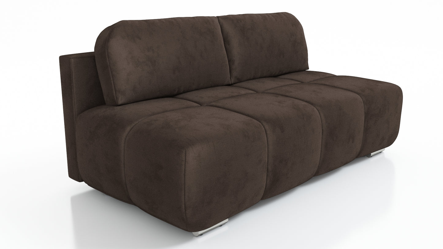 KANAPA ROZKŁADANA FUNKCJA SPANIA SOFA POJEMNIK HONEY MINI 195 CM SPRĘŻYNY
