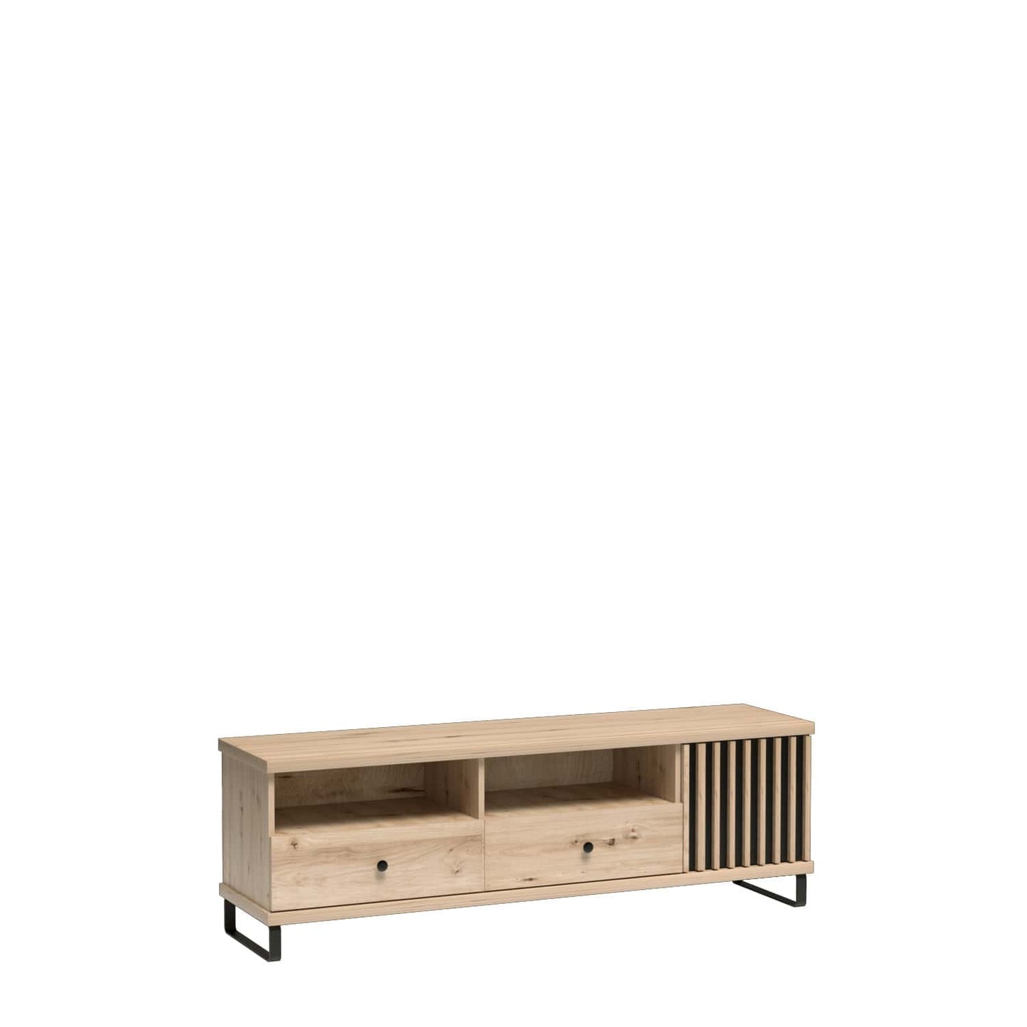 SZAFKA RTV ARTISAN LAMELE NOGI LOFT
