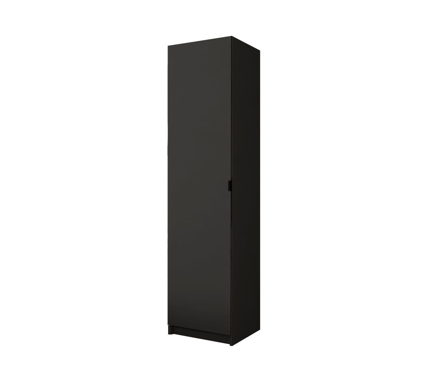 Kolejna część dużej szafy 200 cm. loft Amsterdam. Moduł z czarnym frontem sprawia, że mebel staje się elegancki i nowoczesny.