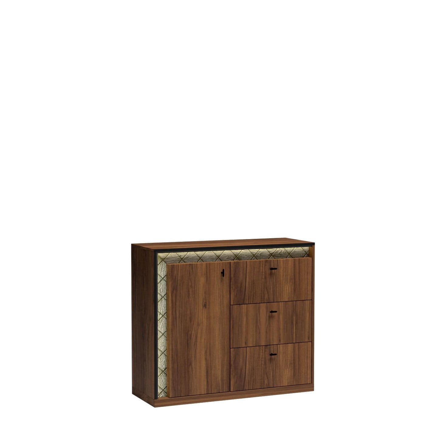 POJEMNA KOMODA W STYLU WŁOSKIM WOOD LED