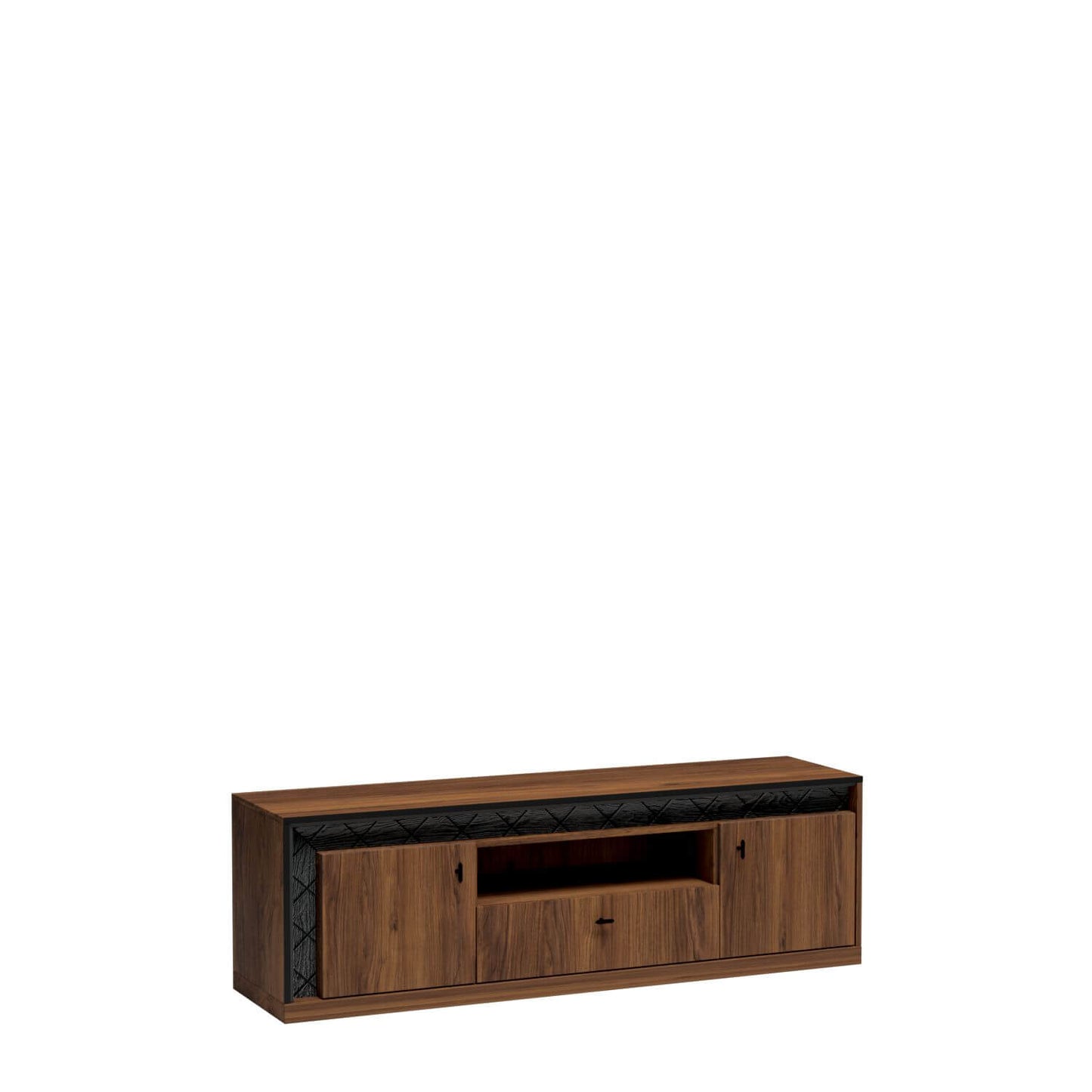 SZAFKA KOMODA RTV 160 CM STOLIK POD TV WOOD LED