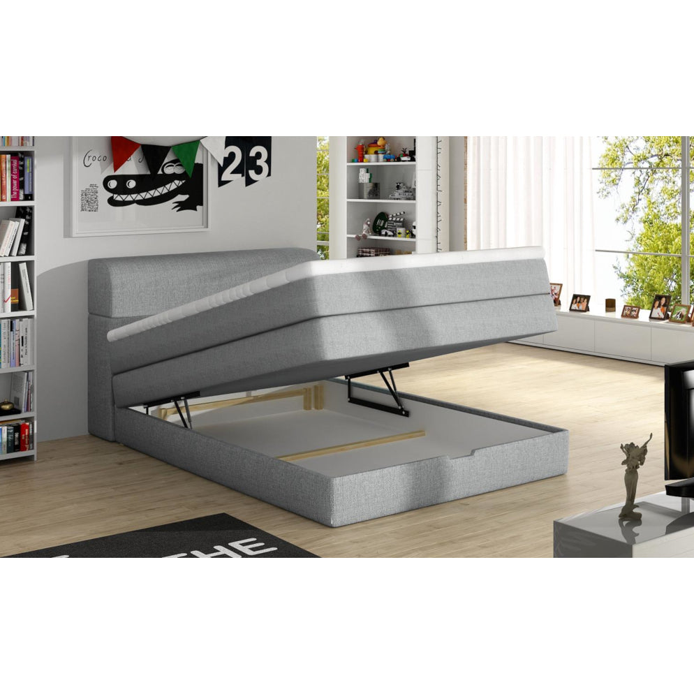 Łóżko kontynentalne Aqua z materacem bonell + pocket