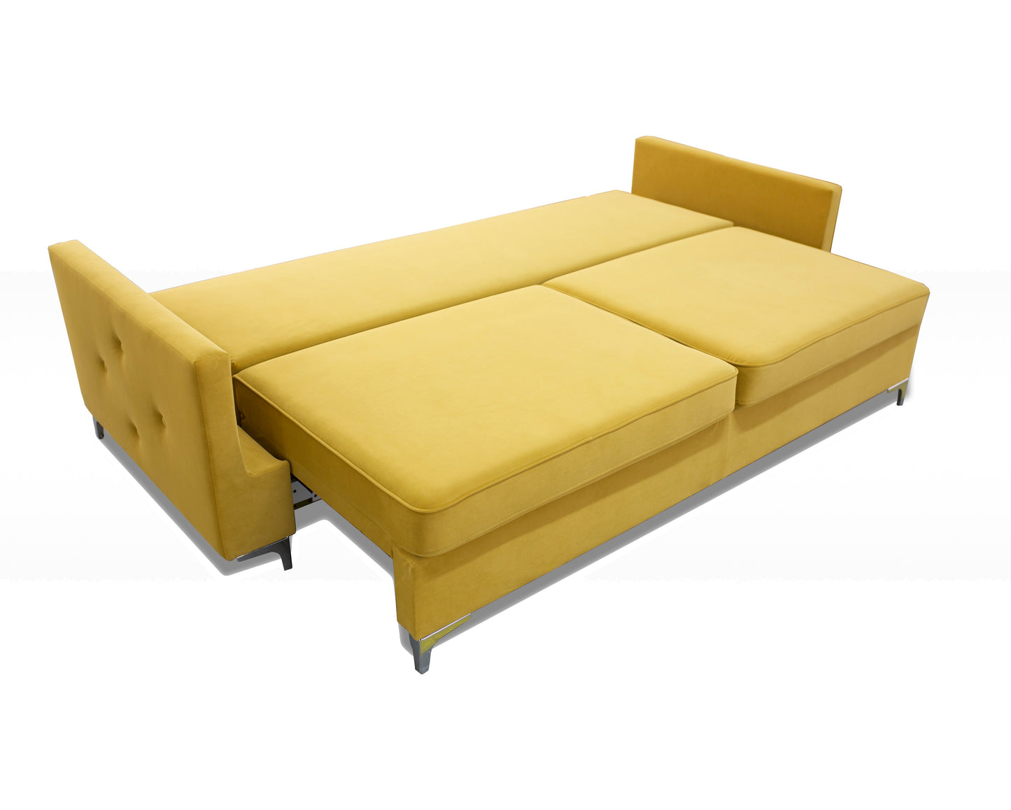 Funkcja spania w nowoczesnej kanapie sofie MOHITO to komfortowa i duża powierzchnia do codziennego wypoczynku.