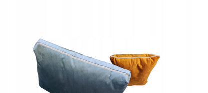 Zdejmowane poszycia w poduszkach narożnika skandynawskiego pozwala na szybkie odświeżenie lub zmianę koloru