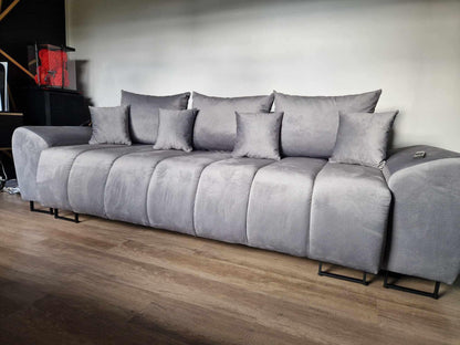 sofa/kanapa z FUNKCJA SPANIA TKANINA PLAMOODPORNA Automat DL ułatwiający rozkładanie