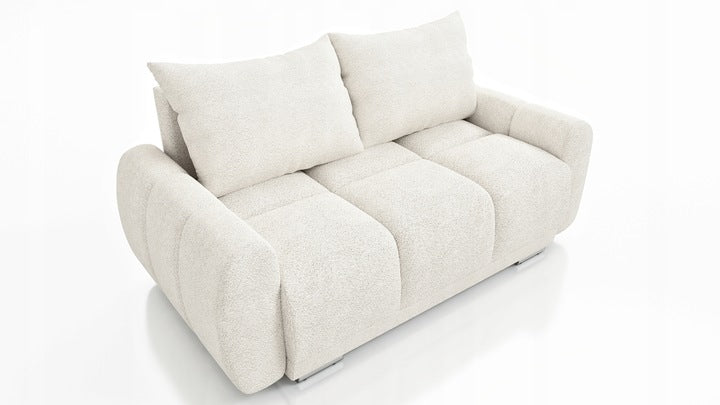 zestaw wypoczynkowy  honey 3 + honey 2 + pufa honey honey 3 funkcja spania pojemnik na pościel