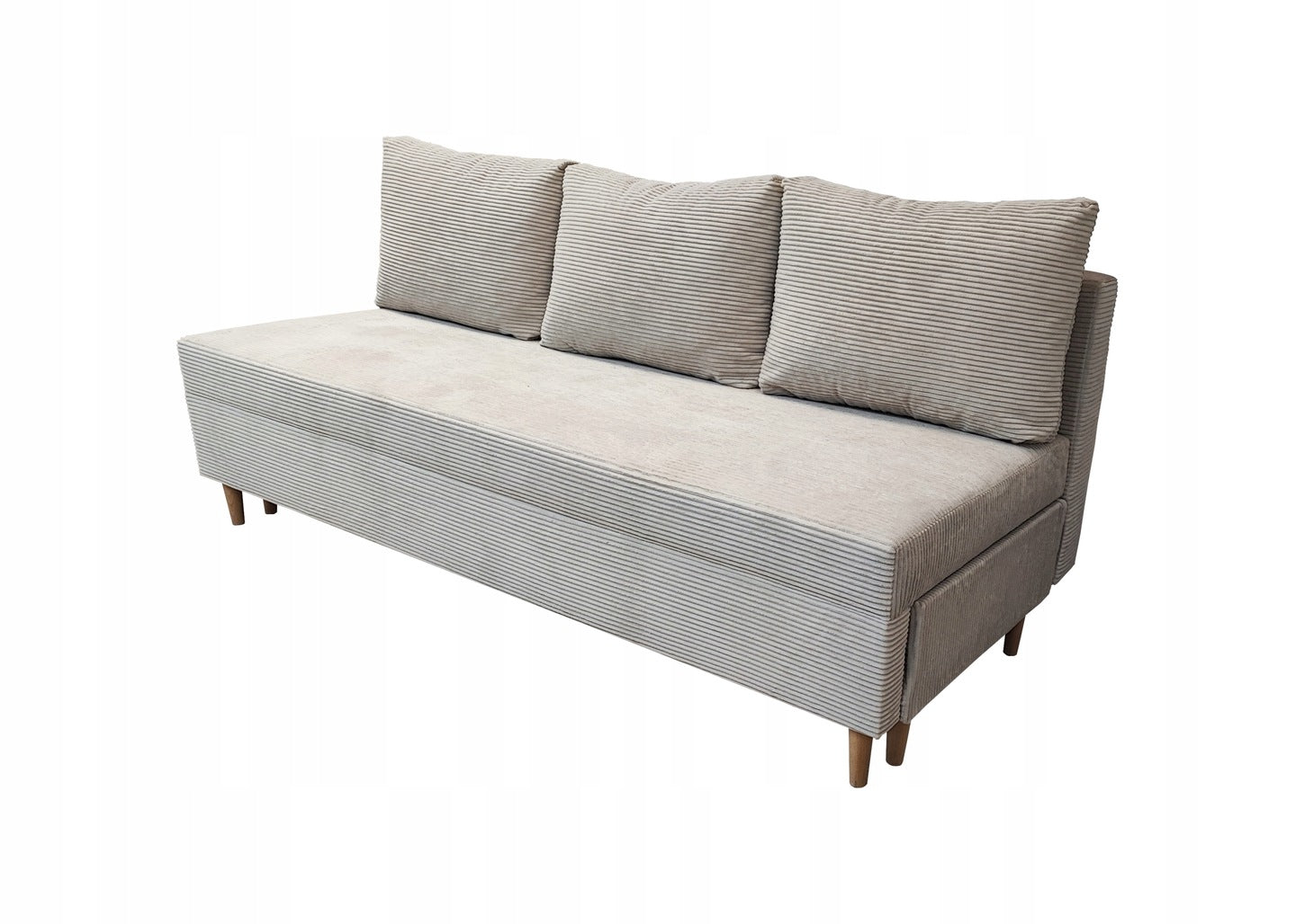 MAŁA SOFA KANAPA ROZKŁADANA Z FUNKCJĄ SPANIA DO SALONU SCANDIK MINI BONELL  SCANDIK SZTRUKS