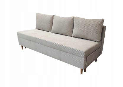 MAŁA SOFA KANAPA ROZKŁADANA Z FUNKCJĄ SPANIA DO SALONU SCANDIK MINI BONELL  SCANDIK SZTRUKS