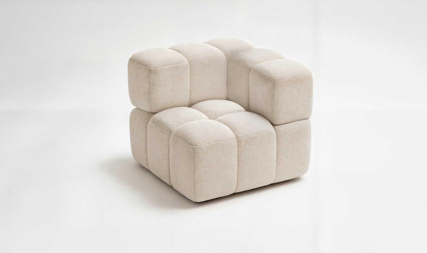 TRZYOSOBOWA SOFA MODUŁOWA KANAPA DO SALONU CLIXI 285 CM SPRĘŻYNY BOUCKLE