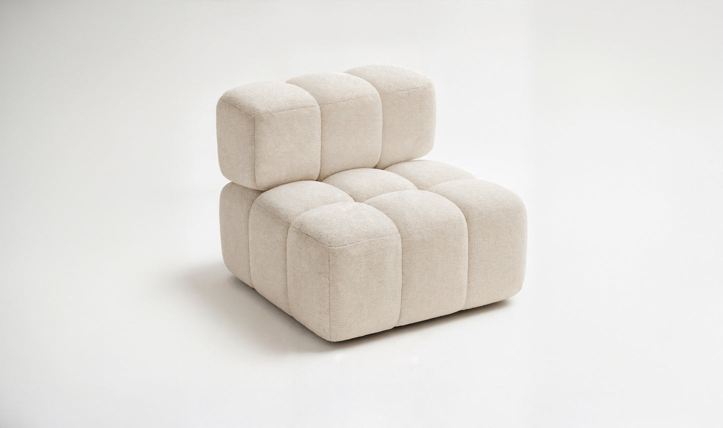 NOWOCZESNY PIKOWANY NAROŻNIK MODUŁOWY DO SALONU ROGÓWKA CLIXI MINI U 279 CM