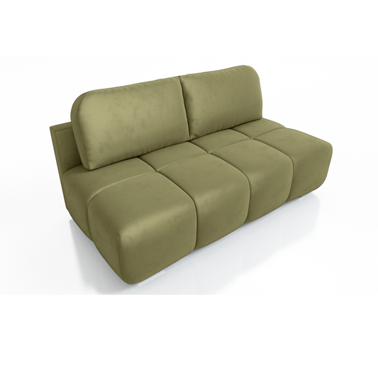 KANAPA ROZKŁADANA FUNKCJA SPANIA SOFA POJEMNIK HONEY MINI 195 CM SPRĘŻYNY