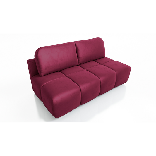 KANAPA ROZKŁADANA FUNKCJA SPANIA SOFA POJEMNIK HONEY MINI 195 CM SPRĘŻYNY