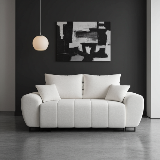 DWUOSOBOWA SOFA DO SALONU RAGNAR 2 SPRĘŻYNY FALISTE