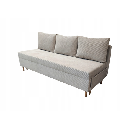 MAŁA SOFA KANAPA ROZKŁADANA Z FUNKCJĄ SPANIA DO SALONU SCANDIK MINI BONELL  SCANDIK SZTRUKS