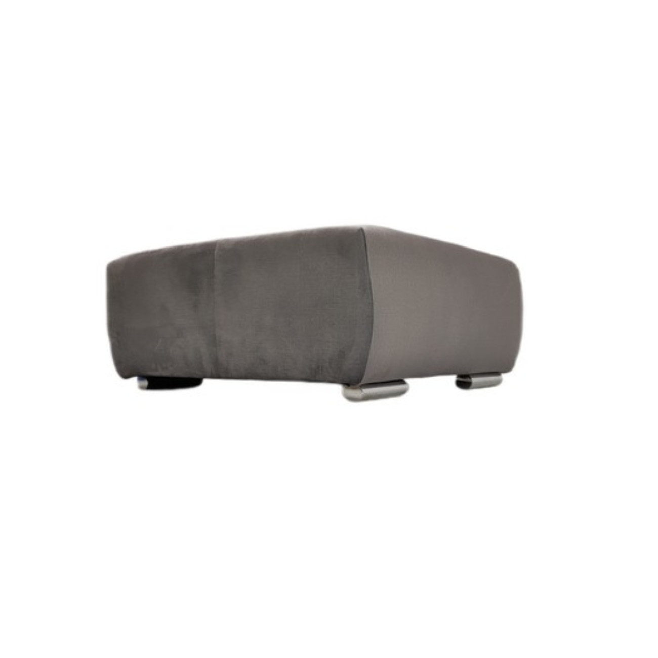 WYPRZEDAŻ SZARA SOFA DO SALONU KODA 2 SPRĘŻYNY FALISTE KANAPA DWÓJKA + pufa  M0-85