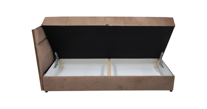 MŁODZIEŻOWE ŁÓŻKO TAPICEROWANE TAPCZAN 90x200 Z POJEMNIKIEM SKY BED 200
