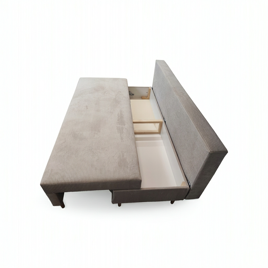 MAŁA SOFA KANAPA ROZKŁADANA Z FUNKCJĄ SPANIA DO SALONU SCANDIK MINI BONELL  SCANDIK SZTRUKS