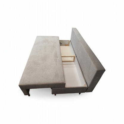 MAŁA SOFA KANAPA ROZKŁADANA Z FUNKCJĄ SPANIA DO SALONU SCANDIK MINI BONELL  SCANDIK SZTRUKS