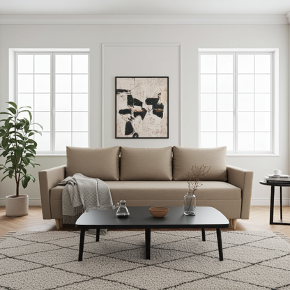 KANAPA ROZKŁADANA FUNKCJA SPANIA SOFA Z POJEMNIKIEM SCANDIK BONELL 210 CM