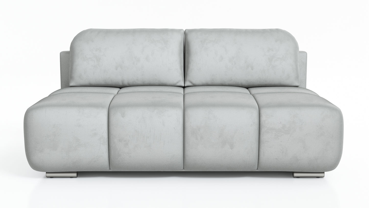 KANAPA ROZKŁADANA FUNKCJA SPANIA SOFA POJEMNIK HONEY MINI 195 CM SPRĘŻYNY