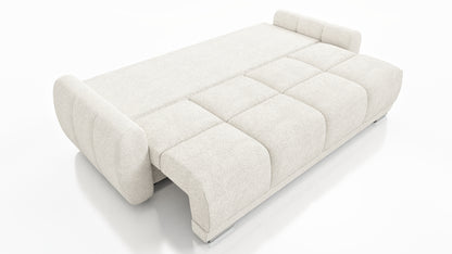 SOFA HONEY 3 KANAPA Z FUNCKJA SPANIA I POJEMNIKIEM NA POŚCIEL Tkanina Centaur Bounce PLAMOODPORNA