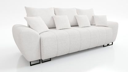 Sofa to idealne połączenie funkcjonalności, komfortu i elegancji. Dzięki solidnej konstrukcji i zastosowaniu wysokogatunkowych materiałów, zapewnia wygodę i trwałość