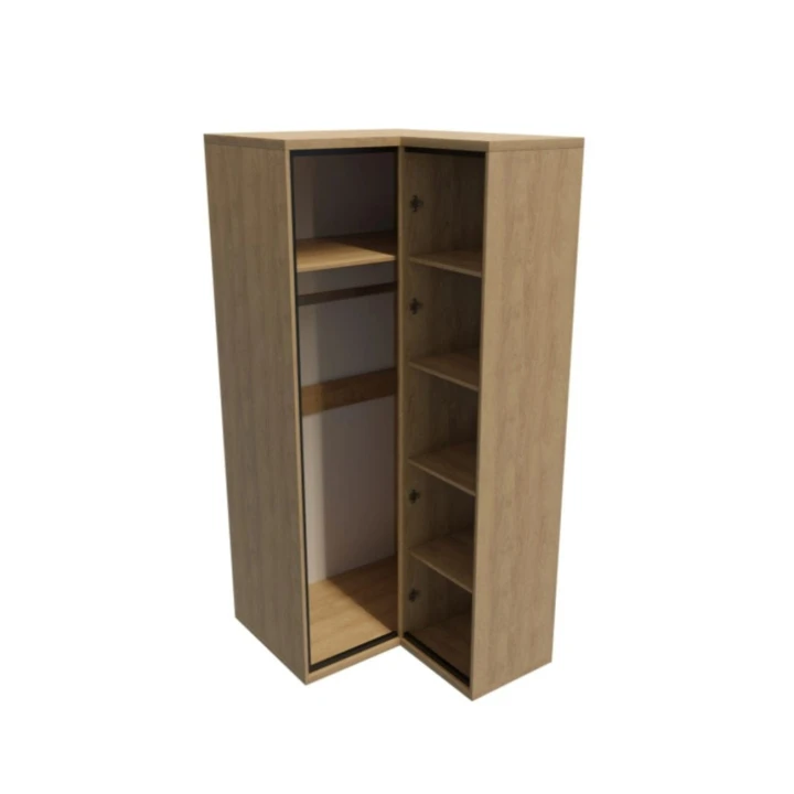 SZAFA NAROŻNA HIKORA ITALIA DRĄŻEK PÓŁKI