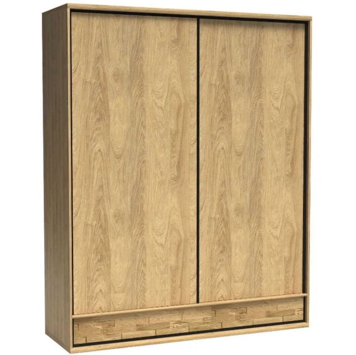 SZAFA PRZESUWNA GARDEROBA DRĄŻEK SZUFLADY HIKORA ITALIA