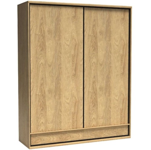 SZAFA PRZESUWNA GARDEROBA DRĄŻEK SZUFLADY HIKORA ITALIA