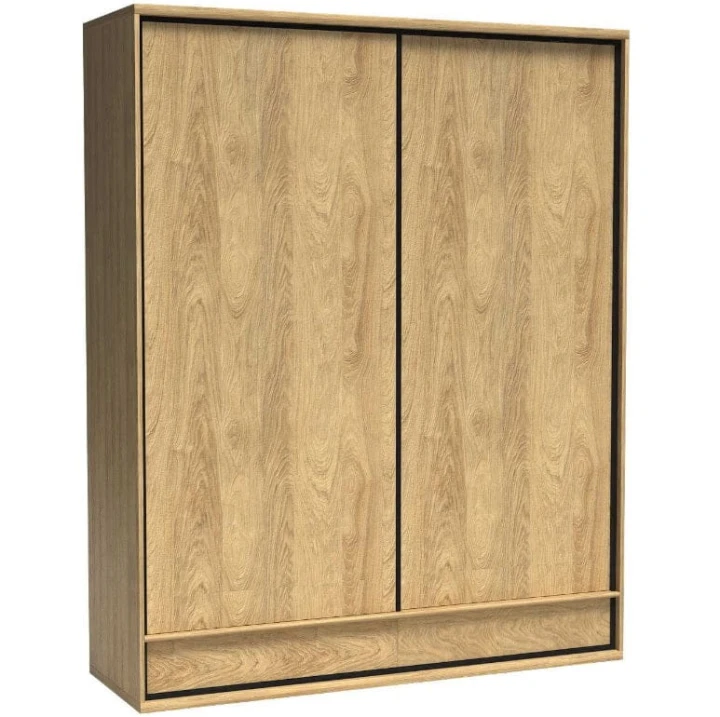 SZAFA PRZESUWNA GARDEROBA DRĄŻEK SZUFLADY HIKORA ITALIA