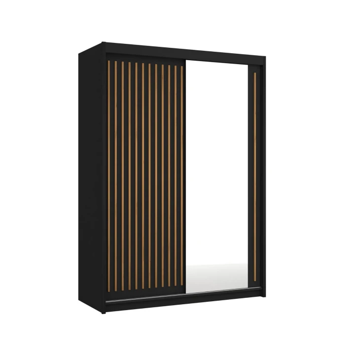 Szafa przesuwna Royal 150 z lustrem oraz lamelami