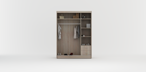 Szafa przesuwna z lustrem Rumba 150 cm