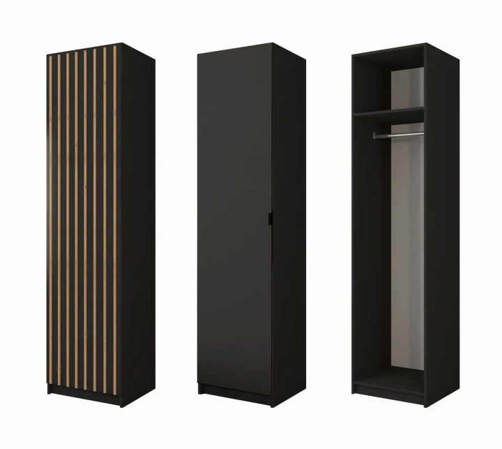 SZAFA TRZYDRZWIOWA LOFT LUSTRO AMSTERDAM SZUFLADY