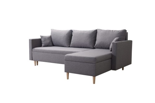 SZARY NAROŻNIK ROGÓWKA ROZKŁADANY SCANDIK BONELL