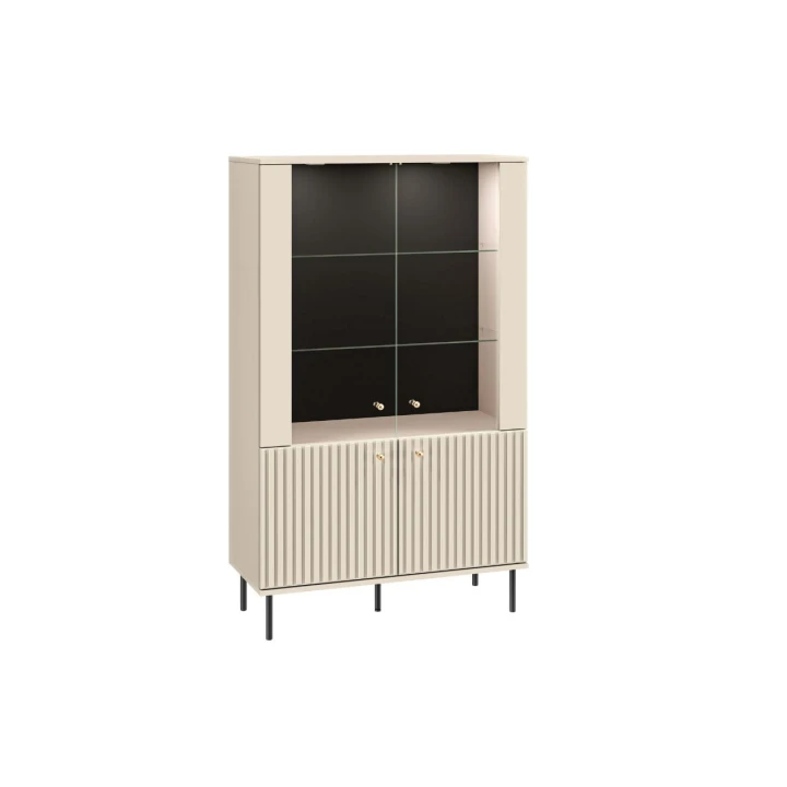 SZEROKA WITRYNA PRZESZKLONA LED CASHMERE SOFIA