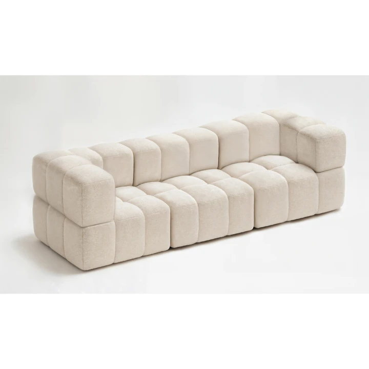 TRZYOSOBOWA SOFA MODUŁOWA KANAPA DO SALONU CLIXI 285 CM SPRĘŻYNY BOUCKLE