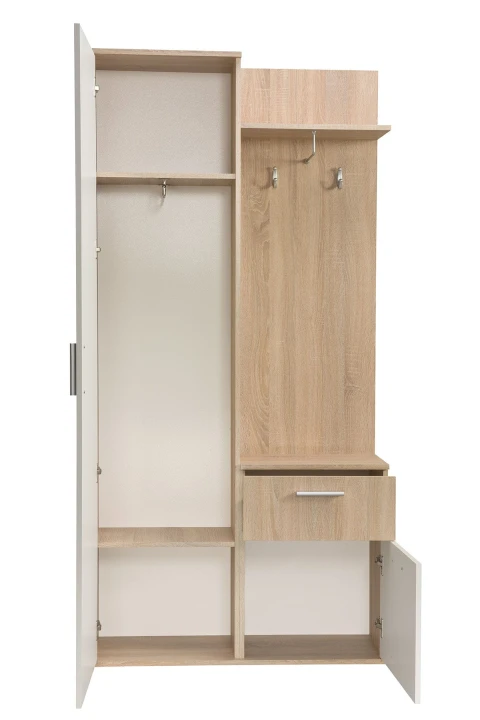 UNIWERSALNA GARDEROBA Z LUSTREM Z PÓŁKAMI PARIS