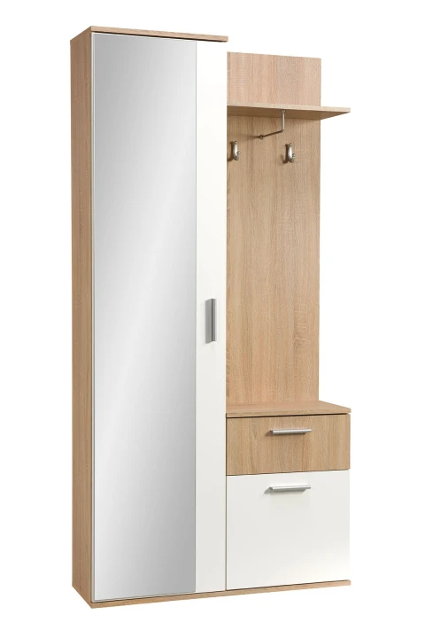 UNIWERSALNA GARDEROBA Z LUSTREM Z PÓŁKAMI PARIS