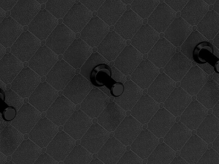 WIESZAK 5 UCHWYTÓW BONO PANEL TAPICEROWANY 70X145