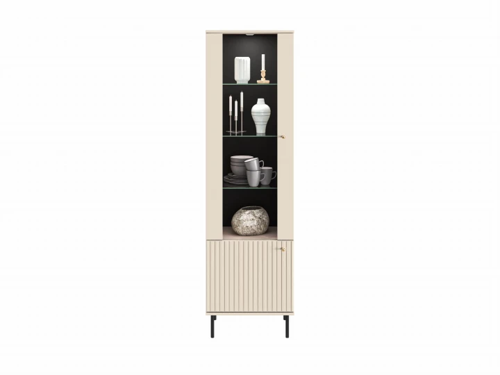 WITRYNA DO SALONU PRZESZKLONA LED CASHMERE SOFIA