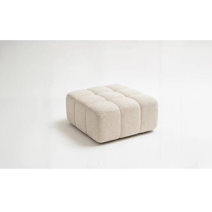 WYGODNA MIĘKKA PUFA TAPICEROWANA DO SALONU CLIXI MODUŁ SOFY NAROŻNIKA