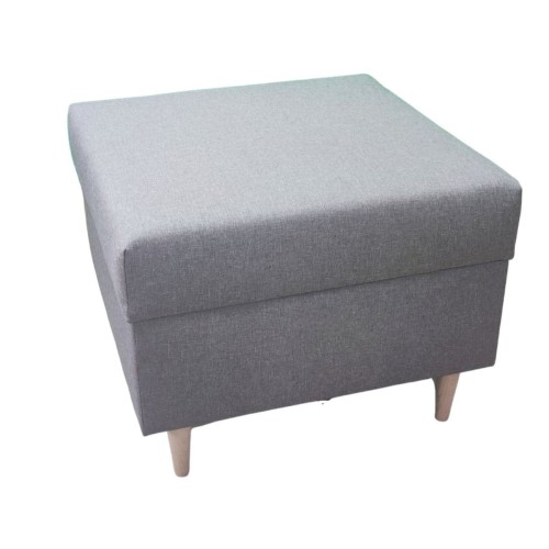 WYGODNA PUFA TAPICEROWANA DO SALONU SCANDIK 60x60 cm