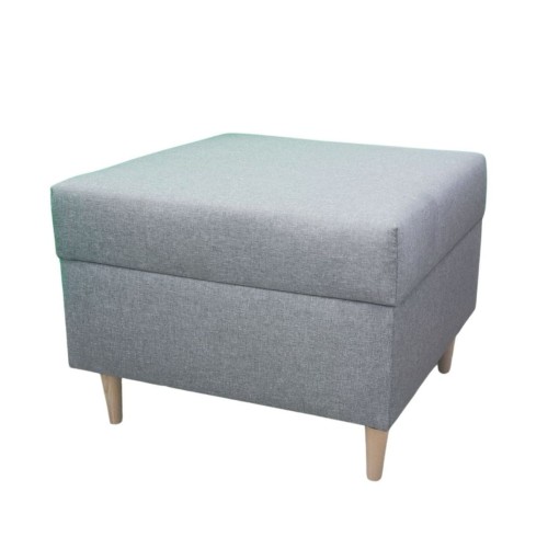 WYGODNA PUFA TAPICEROWANA DO SALONU SCANDIK 60x60 cm