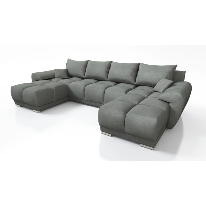 WYGODNY DUŻY NAROŻNIK ROZKŁADANY DO SALONU ROGÓWKA FUNKCJA SPANIA HONEY U