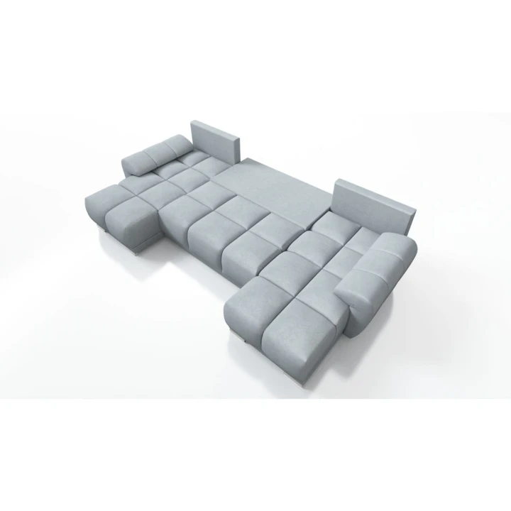 WYGODNY DUŻY NAROŻNIK ROZKŁADANY DO SALONU ROGÓWKA FUNKCJA SPANIA HONEY U