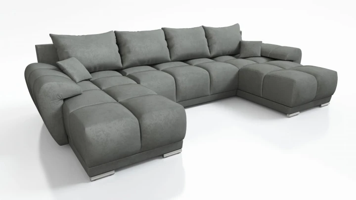 WYGODNY DUŻY NAROŻNIK ROZKŁADANY DO SALONU ROGÓWKA FUNKCJA SPANIA HONEY U