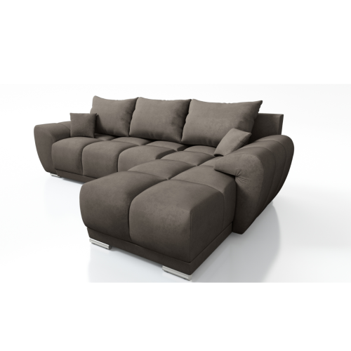 WYGODNY DUŻY NAROŻNIK ROZKŁADANY ROGÓWKA Z FUNKCJĄ SPANIA HONEY L