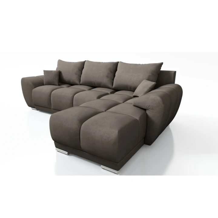 WYGODNY DUŻY NAROŻNIK ROZKŁADANY ROGÓWKA Z FUNKCJĄ SPANIA HONEY L