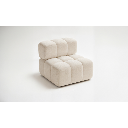 WYGODNY MIĘKKI FOTEL DO SALONU MODUŁ Z OPARCIEM NAROŻNIKA SOFY CLIXI